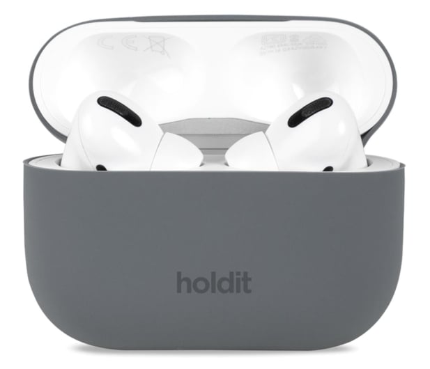 Holdit Silicone Case AirPods Pro 1&2 Space Gray - 1148897 - zdjęcie